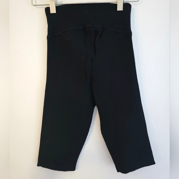 525 America‎ Black Ripped Biker Shorts Sz Small - Picture 2 of 4